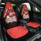 Personalized St. George Illawarra Dragons Car Seat Cover Easter Mascot - Colorful Eggs Cartoon Style