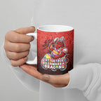 Personalized St. George Illawarra Dragons Ceramic Mug Easter Mascot - Colorful Eggs Cartoon Style