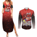 Personalized St. George Illawarra Dragons Couples Matching Summer Maxi Dress and Long Sleeve Button Shirt Easter Mascot - Colorful Eggs Cartoon Style