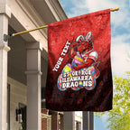 Personalized St. George Illawarra Dragons Garden Flag Easter Mascot - Colorful Eggs Cartoon Style