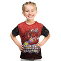 Personalized St. George Illawarra Dragons Kid T Shirt Easter Mascot - Colorful Eggs Cartoon Style