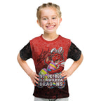 Personalized St. George Illawarra Dragons Kid T Shirt Easter Mascot - Colorful Eggs Cartoon Style