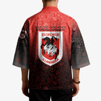 Personalized St. George Illawarra Dragons Kimono Easter Mascot - Colorful Eggs Cartoon Style