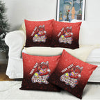 Personalized St. George Illawarra Dragons Pillow Cover Easter Mascot - Colorful Eggs Cartoon Style