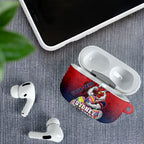 Personalized Sydney Roosters AirPods Case Easter Mascot - Colorful Eggs Cartoon Style