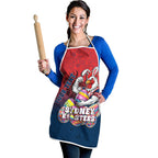 Personalized Sydney Roosters Apron Easter Mascot - Colorful Eggs Cartoon Style