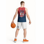 Personalized Sydney Roosters Basketball Jersey Easter Mascot - Colorful Eggs Cartoon Style