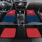 Personalized Sydney Roosters Car Mats Easter Mascot - Colorful Eggs Cartoon Style