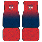 Personalized Sydney Roosters Car Mats Easter Mascot - Colorful Eggs Cartoon Style