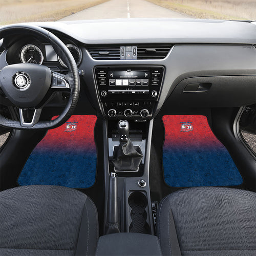 Personalized Sydney Roosters Car Mats Easter Mascot - Colorful Eggs Cartoon Style