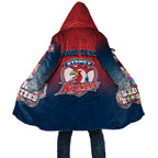 Personalized Sydney Roosters Cloak Easter Mascot - Colorful Eggs Cartoon Style