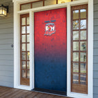 Personalized Sydney Roosters Door Cover Easter Mascot - Colorful Eggs Cartoon Style