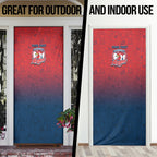 Personalized Sydney Roosters Door Cover Easter Mascot - Colorful Eggs Cartoon Style