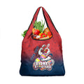 Personalized Sydney Roosters Grocery Bag Easter Mascot - Colorful Eggs Cartoon Style