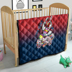 Personalized Sydney Roosters Quilt Easter Mascot - Colorful Eggs Cartoon Style