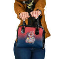 Personalized Sydney Roosters Shoulder Handbag Easter Mascot - Colorful Eggs Cartoon Style