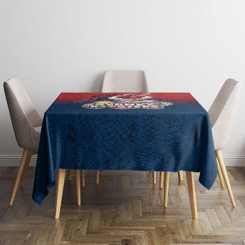 Personalized Sydney Roosters Tablecloth Easter Mascot - Colorful Eggs Cartoon Style