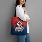 Personalized Sydney Roosters Tote Bag Easter Mascot - Colorful Eggs Cartoon Style