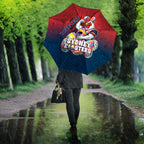 Personalized Sydney Roosters Umbrella Easter Mascot - Colorful Eggs Cartoon Style