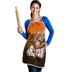 Personalized Wests Tigers Apron Easter Mascot - Colorful Eggs Cartoon Style