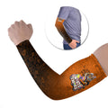 Personalized Wests Tigers Arm Sleeves Easter Mascot - Colorful Eggs Cartoon Style