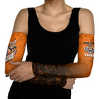 Personalized Wests Tigers Arm Sleeves Easter Mascot - Colorful Eggs Cartoon Style