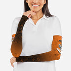 Personalized Wests Tigers Arm Sleeves Easter Mascot - Colorful Eggs Cartoon Style