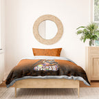 Personalized Wests Tigers Bedding Set Easter Mascot - Colorful Eggs Cartoon Style