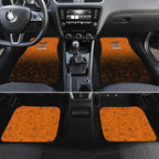 Personalized Wests Tigers Car Mats Easter Mascot - Colorful Eggs Cartoon Style