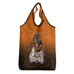 Personalized Wests Tigers Grocery Bag Easter Mascot - Colorful Eggs Cartoon Style