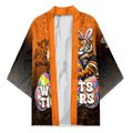 Personalized Wests Tigers Kimono Easter Mascot - Colorful Eggs Cartoon Style