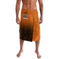 Personalized Wests Tigers Lavalava Easter Mascot - Colorful Eggs Cartoon Style
