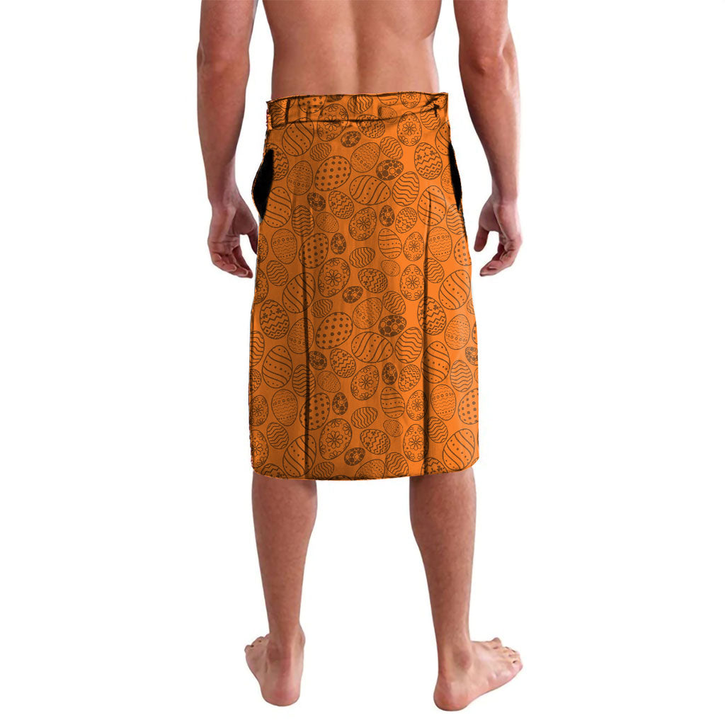 Personalized Wests Tigers Lavalava Easter Mascot - Colorful Eggs Cartoon Style