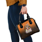 Personalized Wests Tigers Shoulder Handbag Easter Mascot - Colorful Eggs Cartoon Style