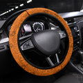 Wests Tigers Steering Wheel Cover Easter Mascot - Colorful Eggs Cartoon Style