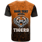 Personalized Wests Tigers T Shirt Easter Mascot - Colorful Eggs Cartoon Style