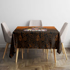 Personalized Wests Tigers Tablecloth Easter Mascot - Colorful Eggs Cartoon Style