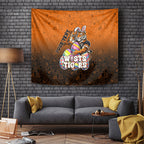 Personalized Wests Tigers Tapestry Easter Mascot - Colorful Eggs Cartoon Style