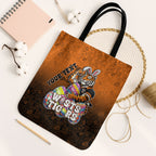 Personalized Wests Tigers Tote Bag Easter Mascot - Colorful Eggs Cartoon Style