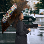 Personalized Wests Tigers Umbrella Easter Mascot - Colorful Eggs Cartoon Style