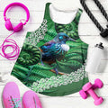 Tui Bird Koru Silver Fern Aotearoa Women Racerback Tank
