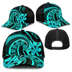 Turquoise New Zealand Mangopare Baseball Net Cap Aotearoa Maori Koru Style - Aussie Hoodie