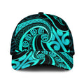Turquoise New Zealand Mangopare Classic Cap Aotearoa Maori Koru Style LT14