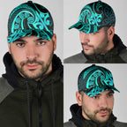 Turquoise New Zealand Mangopare Classic Cap Aotearoa Maori Koru Style LT14