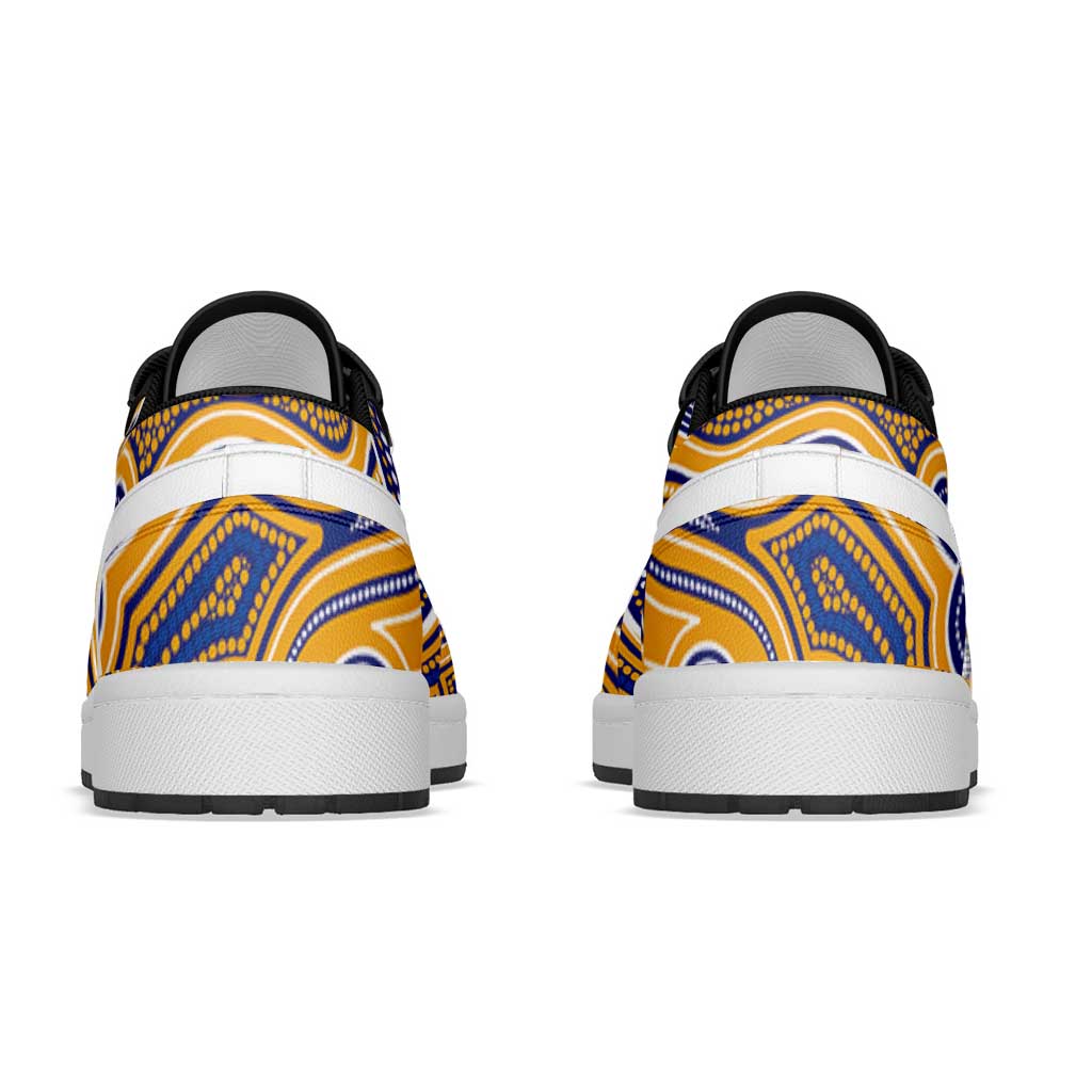 West Coast Eagles Football 2026 Low Sneakers Aboriginal Art
