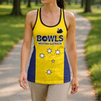 Western Australia Lawn Bowls Custom Hollow Tank Top Aussie Minimalist Style - Aussie Hoodie