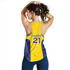 Western Australia Lawn Bowls Custom Women Racerback Tank Aussie Minimalist Style - Aussie Hoodie