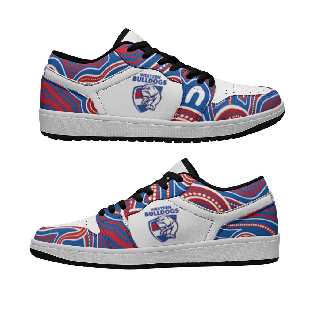 Western Bulldogs Football 2026 Low Sneakers Aboriginal Art