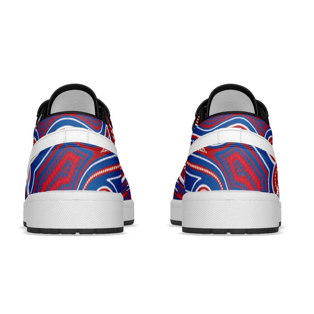 Western Bulldogs Football 2026 Low Sneakers Aboriginal Art