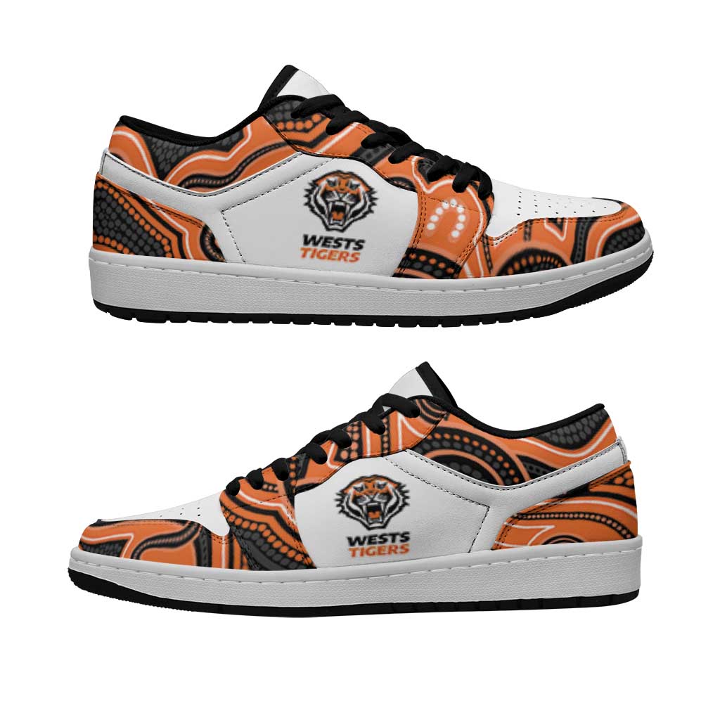 Wests Tigers 2026 Rugby Low Sneakers Aboriginal Art